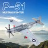 Gonli WW2 P-51 Mustang Fighter Plane Building Block Set – 258 PCS Bomber Jet Building Toys Set for Kids and Adults Compatible with All Building Bricks