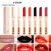 Easilydays Clear Juicy Pumper Lip Oil Slick Click, Press Lipstick Lip Oil, Korean Mirror Glass Lip Balm, Moisturizing & Plump Solid Water Gloss Lip Tint, Shine Non-Sticky Lip Makeup for Women Girls,01