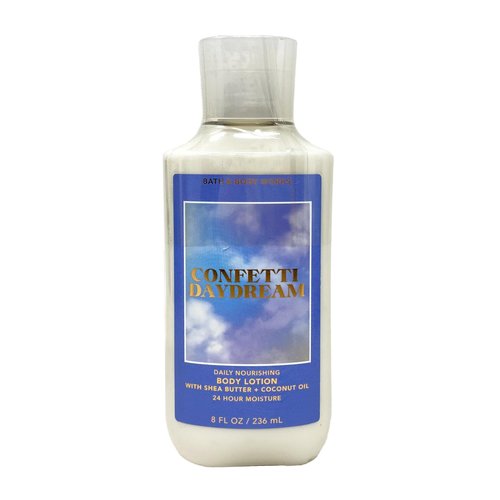 Bath & Body Works Confetti Daydream 3 Piece Daily Nourishing Body Lotion Set with a Lavender Dream Bar Soap - Full Size