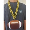 GZYSSL 9"Jumbo Sports Football Party Brown Beads Necklaces Football Sport Events Team Fan Chain Party Supplies