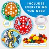 NATIONAL GEOGRAPHIC Kids Pom Poms Arts and Crafts Kit - Pom Pom Animals Toddler Craft Kit, Preschool Art, Toddler Crafts Ages 3-5, Crafts for Toddlers 2-4 Years, Pom Pom Pictures, Pom Pom Art