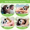 my novel things Cooling Eye Mask and Plush Sleep Mask for Girl Woman 2PCS, Cute Animal Sleeping Mask Soft Blindfold Cold Warm Eye Compress Gifting for Home Spa, Office, Morning Refreshment, Travel