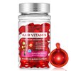 SEWOG Hair Vitamin Serum Capsule, Hair Treatment Serum, Enriched with Moroccan Macadamia Avocado Oil, Vitamins A, C, E, Pro B5, No Rinse, Men's and Women's Conditioning Serum for All Hair Types