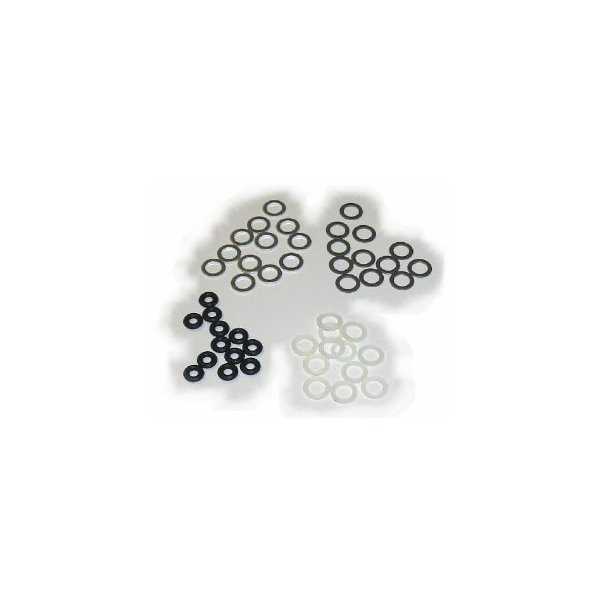 Arrow POINT & BROADHEAD LOCK WASHERS - By Cir-Cut Archery Products - 1 Dz. - (NYLON)