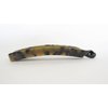 Generic Slim black and brown marbled banana hair claw clip for fine hair