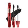 2 in1 5x Longer Waterproof Mascara,2 in 1 for VIBELY Mascara, Lash Cosmetics 4D Silk Mascara, No Clumping, Long-lasting Black Mascara, Step 1 and Step 2 use Mascara