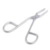 DDP Professional Stainless Steel Scissors Shaped Slant Tip Tweezer Clip 'Eyebrow