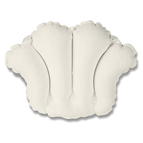 Spa Relaxus Super Soft Inflatable Terry Cloth Bath Pillow