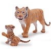 Gemini&Genius Tiger Toy Figures for Kids, Safari Tiger Animal Action Figures with Cub, Wildlife Animal Toys, Great for Kids Gift, Party Favors, Treasure Box Prizes, Goodie Bag Fillers or Cake Toppers