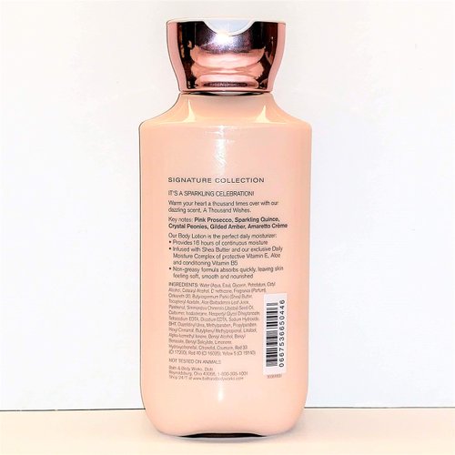 Bath and Body Works A Thousand Wishes, Body Lotion 8 oz, E025