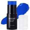 MEICOLY Blue Face Paint Stick(1.06 Oz),Grease Waterproof Dark Blue Body Paint Stick for Halloween SFX Avatar Smurf Mystique Makeup,Blue Eye Black Stick,Royal Blue Face painting for Adults and Kids