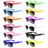 Bouiexye 12 Pack Kids Sunglasses Neon Party Favors Bulk Bag Fillers Gift for Beach Pool Birthday Party Supplies