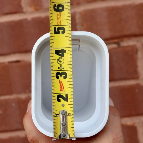 GutterGate 4"x3" Type-B White Gutter Downspout Extension Accessory