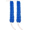Long Stretch Back Sponge with Rope Handles Back Scrubber Bath Shower Mesh Sponge Exfoliating Body Scrub Stretch Braided Loofah for Men and Women(2-Pack,Blue)