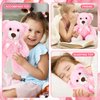 Aoriher 6 Pieces Bear Bulk Stuffed Animal Baby Shower Bear Plush Toys Soft Cute Bear Graduation Gifts Sleeping and Playing Decorations(Pink)