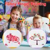 36 Color Washable Finger Paint Set,Kids Funny Fingers Painting with Book,Art Drawing Supplies for Painting DIY Crafts,Gifts,Early Learning