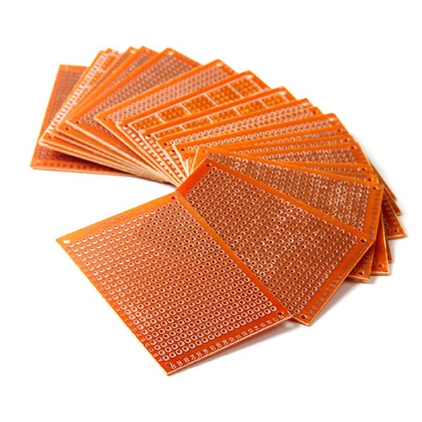 HiLetgo 20pcs Solder Finished Prototype PCB for DIY 5x7cm Circuit Board Breadboard