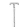WEISHI Butterfly Open Double Edge Safety Razor Chrome Long Handle Reusable Razor
