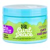 Just For Me Curl Peace Defining Curl & Coil Cream - Holds & Hydrates, Contains Flaxseed, Avocado Oil & Black Castor Oil, No Animal Testing, 12 oz