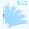 Sajoo 48 Piece Lace Front Wig Tape Lace Clear Toupee Tape Adhesive Tape Double-Sided Waterproof Lace Wigs Tape C Curve Hair Bold Hold lace Tape for Wigs Toupees Hair Pieces and Hair Extension (Blue)