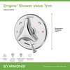 Symmons S9600PTRMRP Origins Shower Valve Trim in Polished Chrome (Valve Not Included)