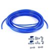 Lemoy 1/4" Quick Connect Water Purifiers Tube Fittings for RO Water Reverse Osmosis System Ball Valve+Y+L+I+T Type+5 meters 15 feet tubing hose pipe blue for RO Water Reverse Osmosis System blue