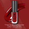 DLUX PROFESSIONAL Cream-To-Matte Full-Coverage Liquid Matte Lip Stain, Lipstick, Long Lasting, Waterproof Cosmetics, Velvety Texture, Smudge-Resistant, Super Stay, Signature Intense Color 0.16 oz