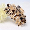 NC 3Pcs Hair Claw Clips Women's Medium Claw Tortoise Shell Hair Clip Acrylic Hair Claws Clamps Barrettes Clips for Women Girls Fashion Hair Accessories (Color A)