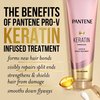 Pantene Keratin Leave-In Conditioner with Argan Oil, Protein Treatment for Dry, Damaged & Color-Treated Hair, Repairs Split Ends & Protects from Damage, Formaldehyde-Free, 8.4 Fl Oz