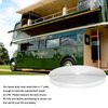 RV Trim molding Screw Cover,1 inch Wide White Vinyl RV Trim for RV Campers and Travel Trailers(50 FT)