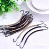 Hotop 15 Pieces Elastic Hook Hair Tie Styling Ponytail Holder Hooks Hair Cord for Curly Hair Long Hair (Black, Brown and Blonde)