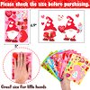 12Sheets Valentines Stickers Crafts for Kids - Make-A-Dinosaur/Llama/Bear/Cupid/Gnome Face Sticker- Valentine's Day Gifts Goodie Bag Stuffer School Classroom Activity Games Party Favors (Small Size)