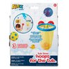 ALEX: Tub Time Hoops - Bath Time Basketball Hoop, 3 Water Squirting Balls, Suction Cup, Closed Net, Active Sport Water Toy, Kids & Toddlers Ages 2+