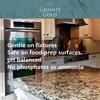 Granite Gold Surface Cleaner Wipes for Stainless Steel, Glass, Granite, Quartz, Marble Countertops, 40 Count (Pack of 1), White