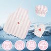 WoodenEdu Kid Apron and Chef Hat Set, 3 Pcs Children Cooking Baking Set Kits Role Play Chef Toy Kid Cooking Gift for Girls Boys (Pink)