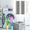 24 Pieces Lint Traps Washing Machine Stainless Steel Lint Snare Traps Laundry Mesh Washer Hose Filter with 24 Pcs Cable Ties