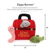 ZippyPaws Burrow, Fishing Tackle Box - Interactive Dog Toys for Boredom - Hide and Seek Dog Toys, Colorful Squeaky Dog Toys for Small & Medium Dogs, Plush Dog Puzzles