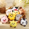 Skylety 9 Pcs Mini Stuffed Animals Bulk 3.15 Inch Cute Farm and Forest Animals Plush Toys for Kids Birthday Gifts Easter Stocking Stuffers Baby Shower Charity Donation Classroom Prizes(Regular Style)