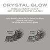 VLuxe Crystal Glow False Eyelashes, Natural Luster Faux Mink Fake Eye Lash with Special Cut, Luminous Shine & Subtle Sparkle for Stunning Natural Look (Heart)