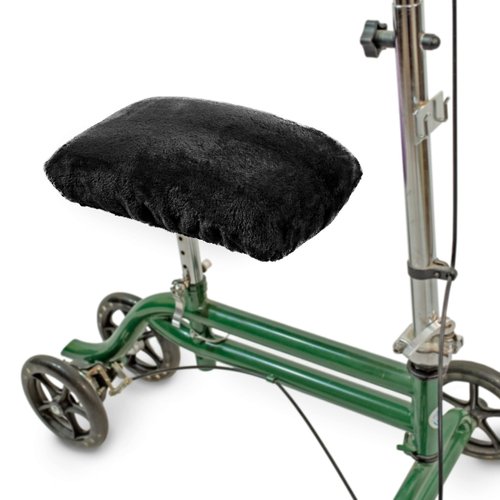 Top Glides DELUXE Universal Knee Walker Pad Cover (Black)