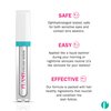 fLASH Eyelash Serum, Serum for Long, Curled Lashes - Enhances and Strengthens Your Natural Lashes - Safe and Effective Formula, 3-Month Supply