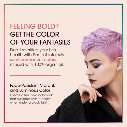 One n Only Argan Oil Perfect Intensity Semi-Permanent Color Cream - Pastel Lilac Hair Color Unisex 3 oz