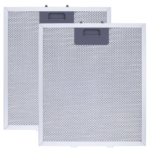 Upgraded W10169961A Range Hood Filter Replacement, Fits Whirlpool, Ikea, Kitchen Aid, Jenn Air, Aluminum Mesh Hood Grease Filter 10.5x12Inch, HR Huare Technology Aluminum Range Hood Vent Filters,2PCS