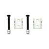 QWORK 2-Way Adjustable Spring Spacer, Spreads or Compresses Coil Springs, 4 Pack Mini Coil Spring Compressor Strut Shock Absorber