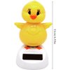 Solar Powered Dancing Chick, Solar Bobblehead Chicken, Solar-Powered Car Charm, Cartoon Bobble Head Chick Ornaments Figures for Car Dashboard, Bobbleheads for Car Dashboard, Solar Power Kits