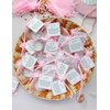 50pcs Tealight Candles Set for Baby Shower Party Favors, Christening Favors for Guests, Baby Girl Gender Reveal Favors. (pink)