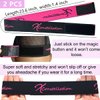 Wig Band 2 Pcs Elastic Bands for Wig Lace Front Wig Edge Band for Women Wig Bands for Keeping Wigs in Place Lace Melting Band for Baby Hair Wig Grip Headband Edge Wrap to Lay Edges Wig Accessories