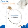 Cat Dancer Interactive Cat Toy - Fun and Fitness for Your Furry Friend - Engaging Paper Roll Attached with 30 Inches Flexible Spring Steel Wire for Playful Cats – 6 Pack