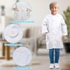ERDOGLY Lab Coat for Kids, Kids Doctor Costume Toddler Doctor Coat, Halloween Doctor Scientist Dress up, Career Day Costume for Boys Girls, Pretend Play Gift Age 5-7