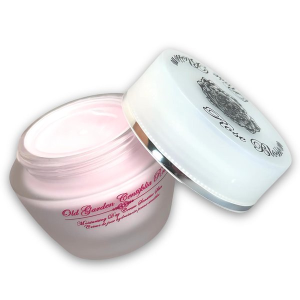 ECOCERT Certified Rose Blossom- Centifolia Rose Moisturizing Day Cream-50ml | Tested for Sensitive Skin | Luxurious Hydrating, Soothing, Face Cream with Hydrolyzed Silk, Salicyclic Acid, Shea Butter